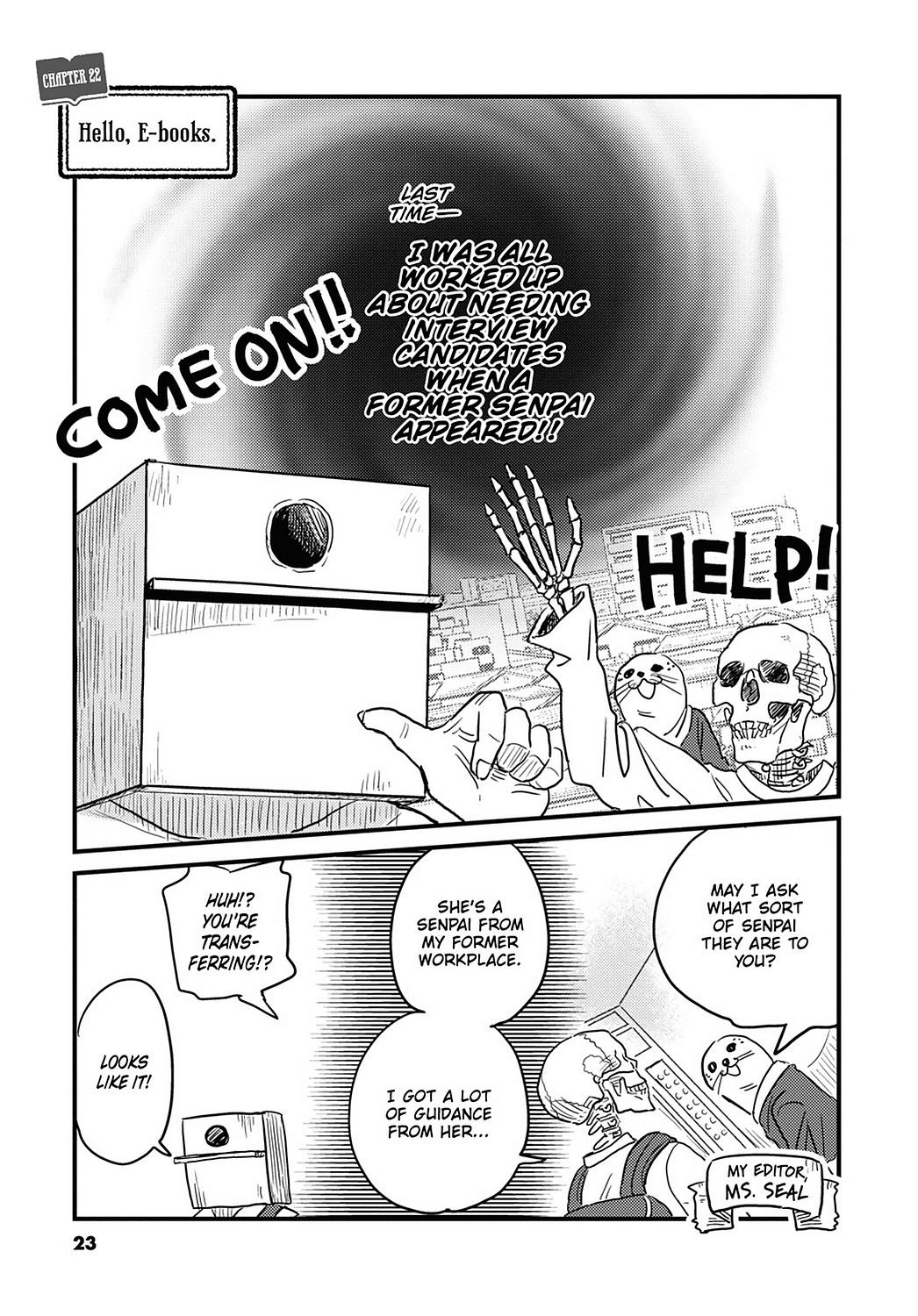 Skull-face Bookseller Honda-san Chapter 22 page 1 - Chapter 22