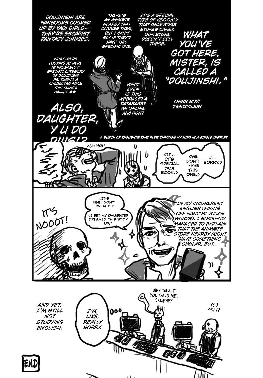 Skull-face Bookseller Honda-san Chapter 24.5 page 36 - Chapter 24.5