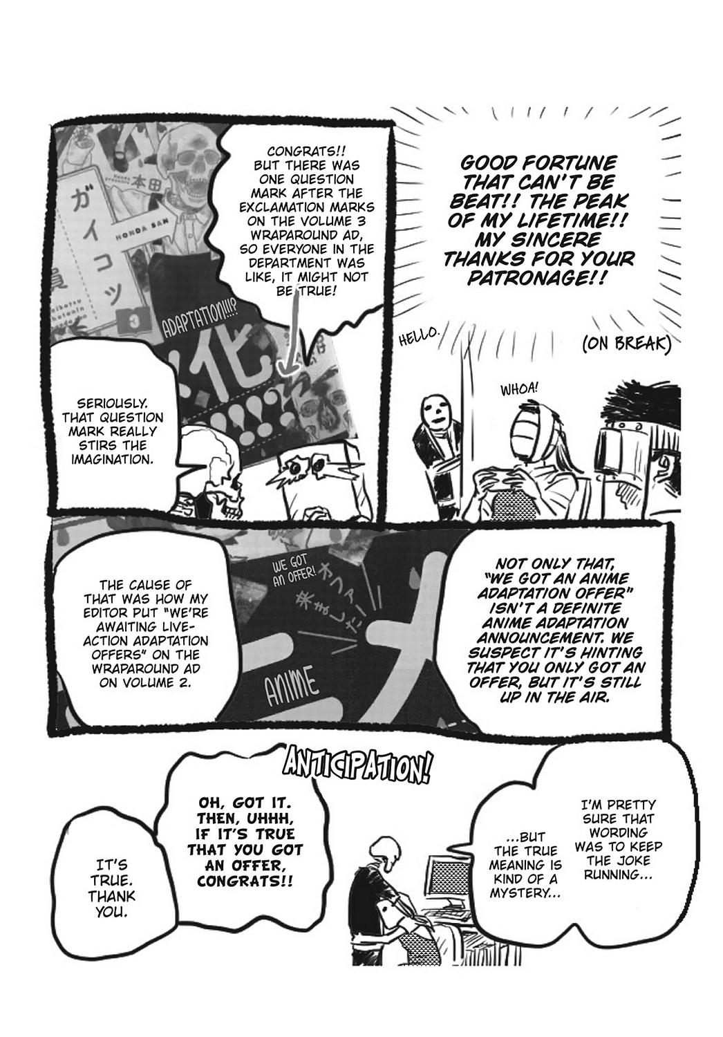Skull-face Bookseller Honda-san Chapter 24.5 page 60 - Chapter 24.5