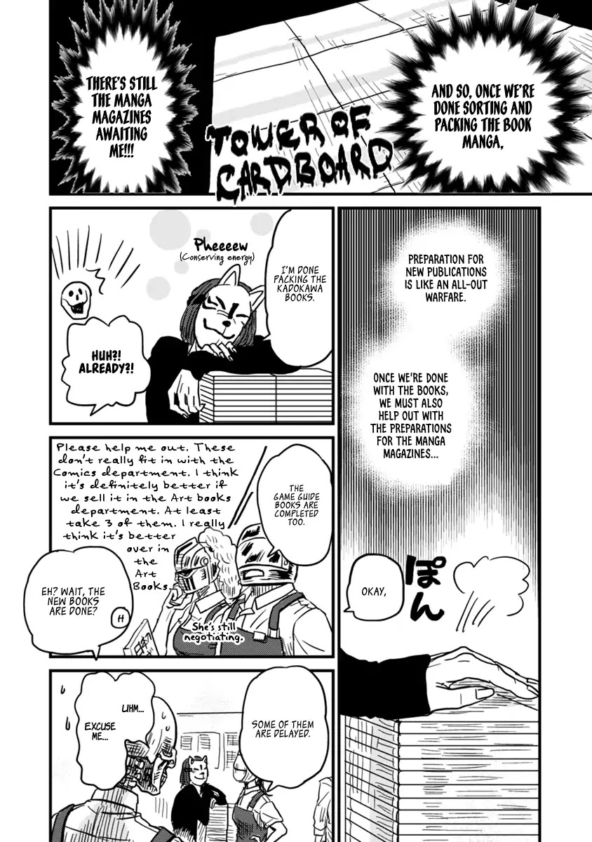 Skull-face Bookseller Honda-san Chapter 4 page 13 - Chapter 4: Let Me Introduce My Crazy Colleagues!