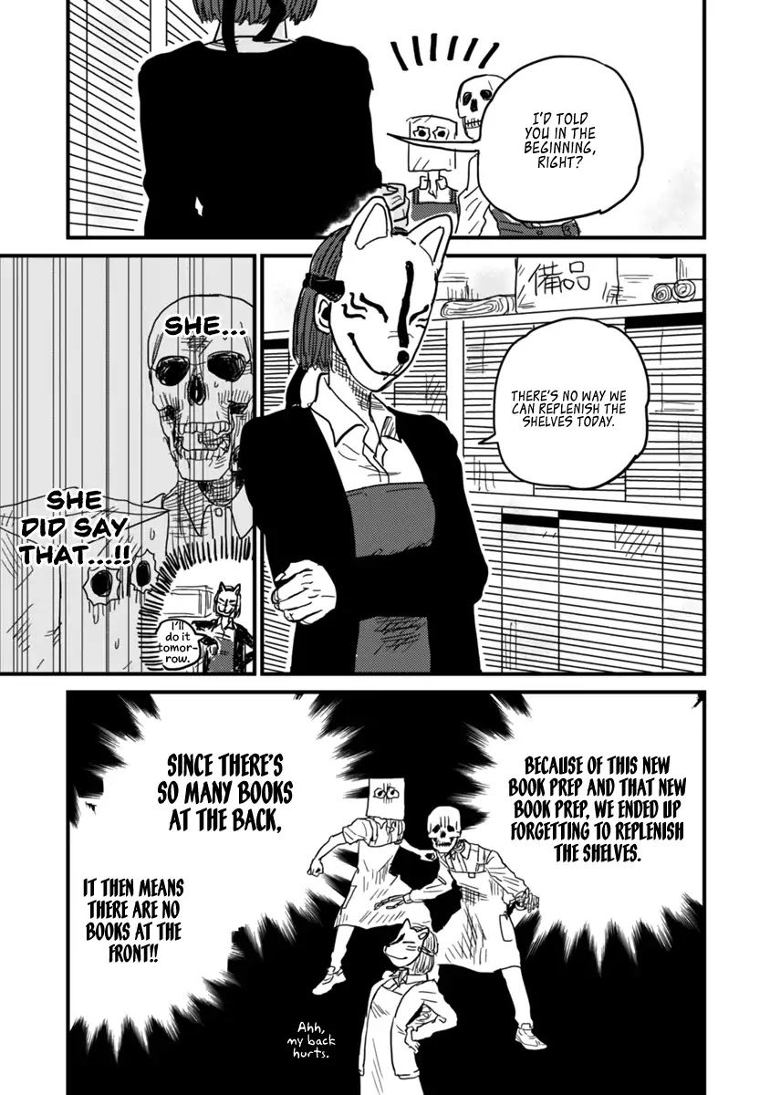 Skull-face Bookseller Honda-san Chapter 4 page 20 - Chapter 4: Let Me Introduce My Crazy Colleagues!