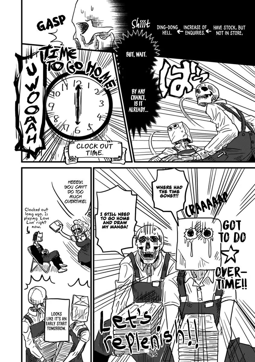Skull-face Bookseller Honda-san Chapter 4 page 21 - Chapter 4: Let Me Introduce My Crazy Colleagues!
