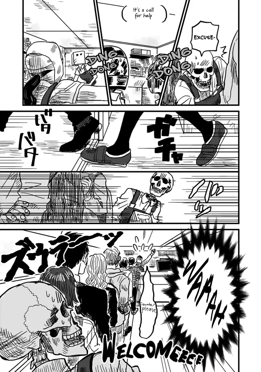 Skull-face Bookseller Honda-san Chapter 4 page 8 - Chapter 4: Let Me Introduce My Crazy Colleagues!