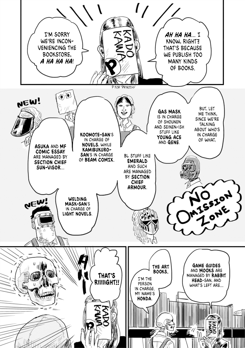 Skull-face Bookseller Honda-san Chapter 5 page 14 - Chapter 5: No codes, No Honour / Battle without Honour and Humanity