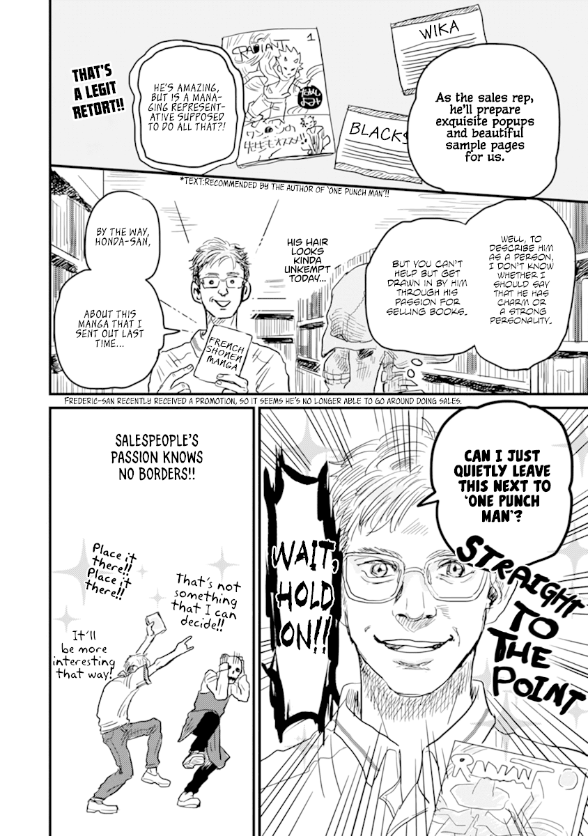 Skull-face Bookseller Honda-san Chapter 5 page 18 - Chapter 5: No codes, No Honour / Battle without Honour and Humanity