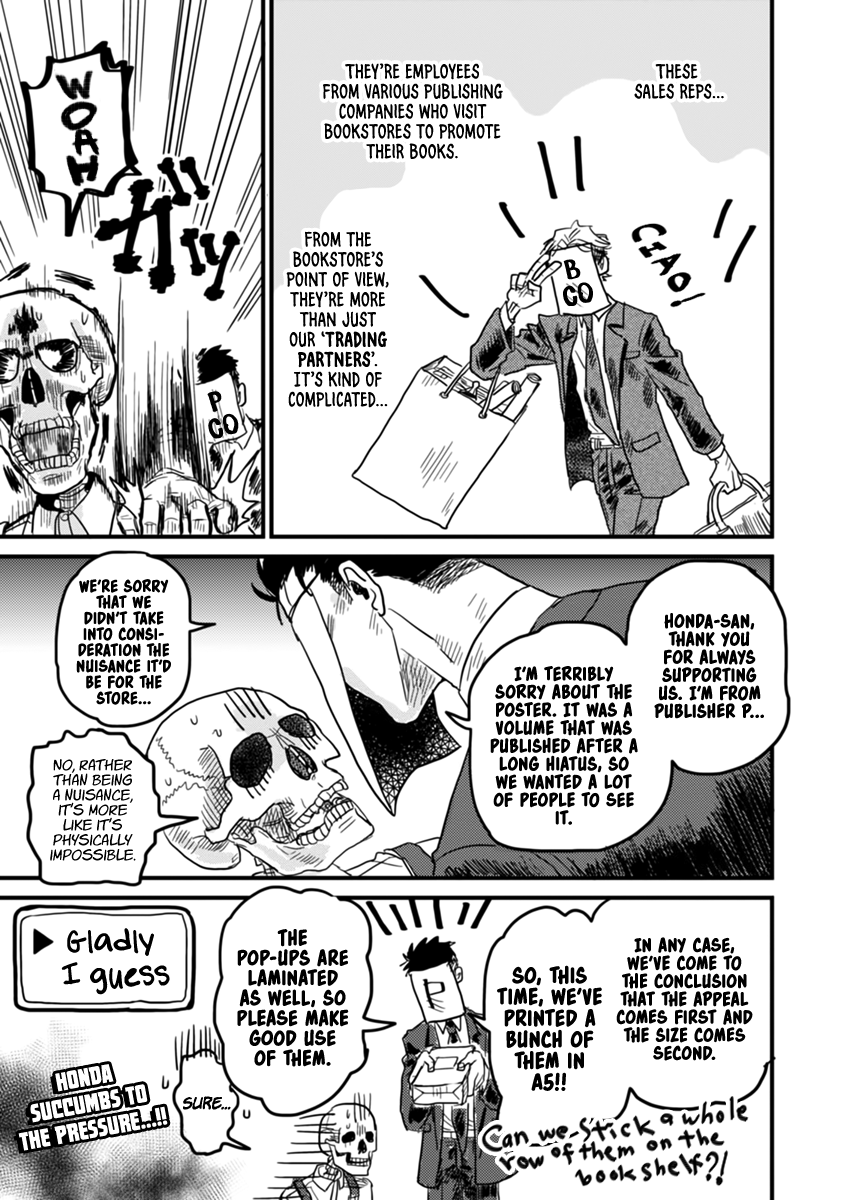 Skull-face Bookseller Honda-san Chapter 5 page 3 - Chapter 5: No codes, No Honour / Battle without Honour and Humanity