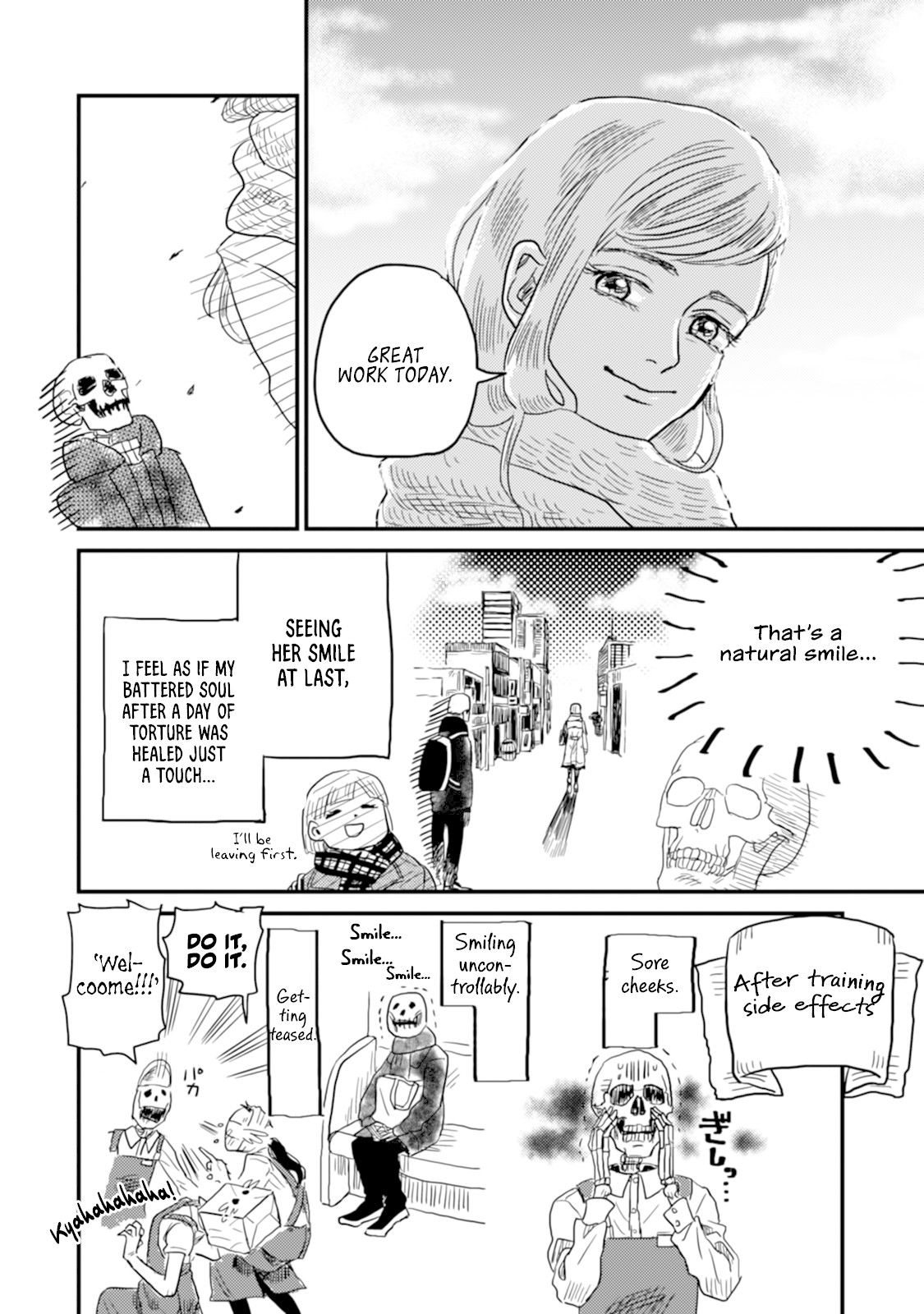 Skull-face Bookseller Honda-san Chapter 6 page 20 - Chapter 6: Customer Service Training From Hell