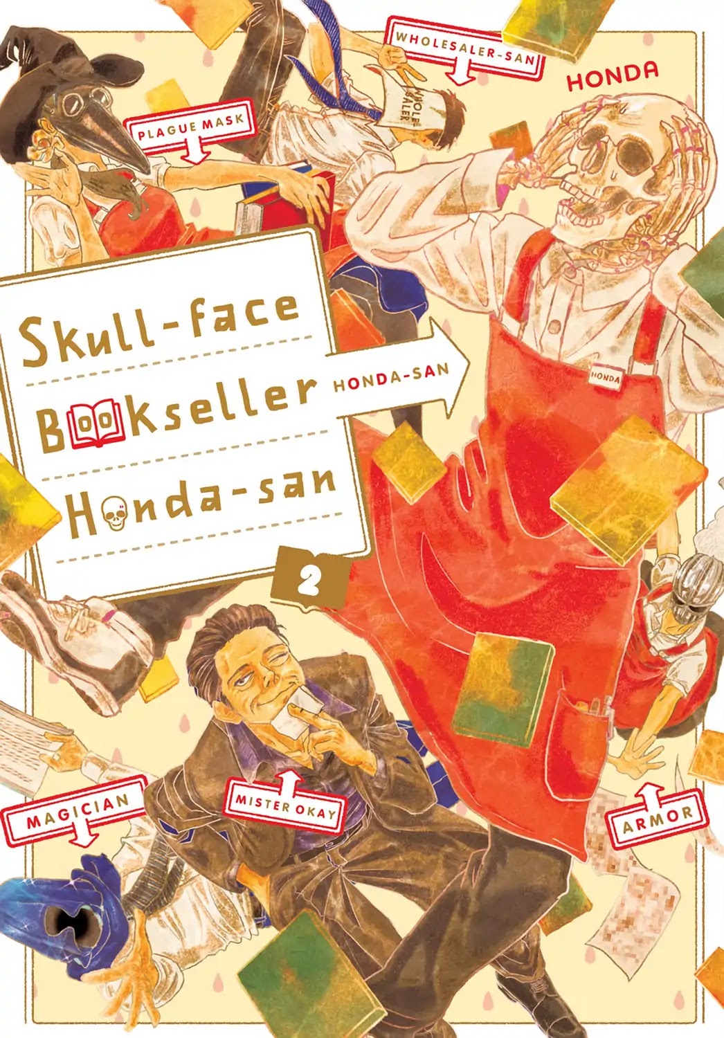 Skull-face Bookseller Honda-san Chapter 8 page 1 - Chapter 8: It's a Book Signing!! All Hands Assemble