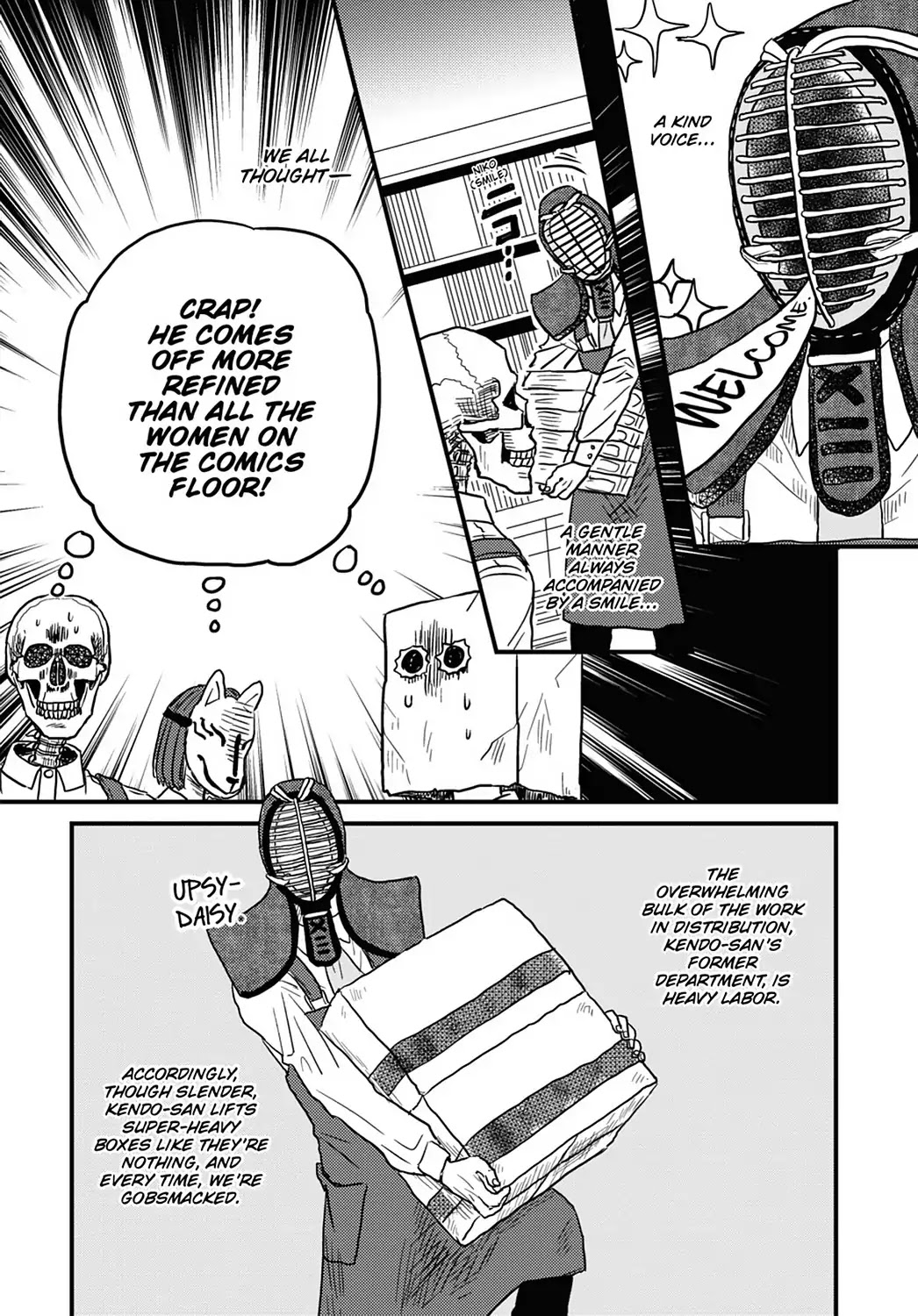 Skull-face Bookseller Honda-san Chapter 9 page 3 - Chapter 9: The Possessor of Hidden Power