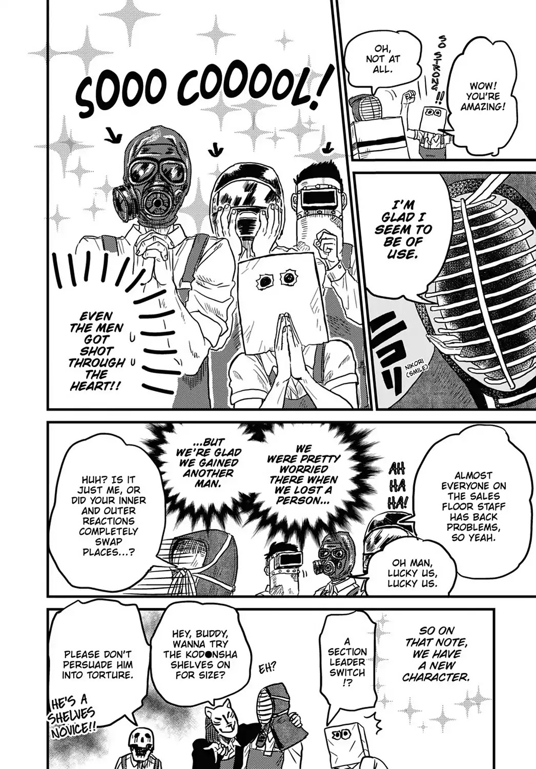 Skull-face Bookseller Honda-san Chapter 9 page 4 - Chapter 9: The Possessor of Hidden Power