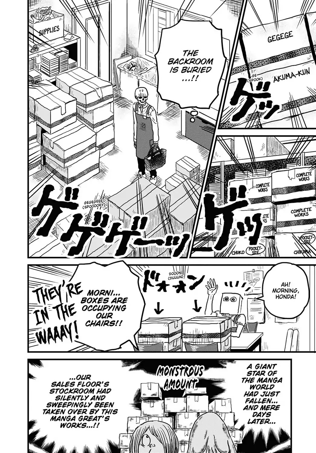 Skull-face Bookseller Honda-san Chapter 9 page 6 - Chapter 9: The Possessor of Hidden Power