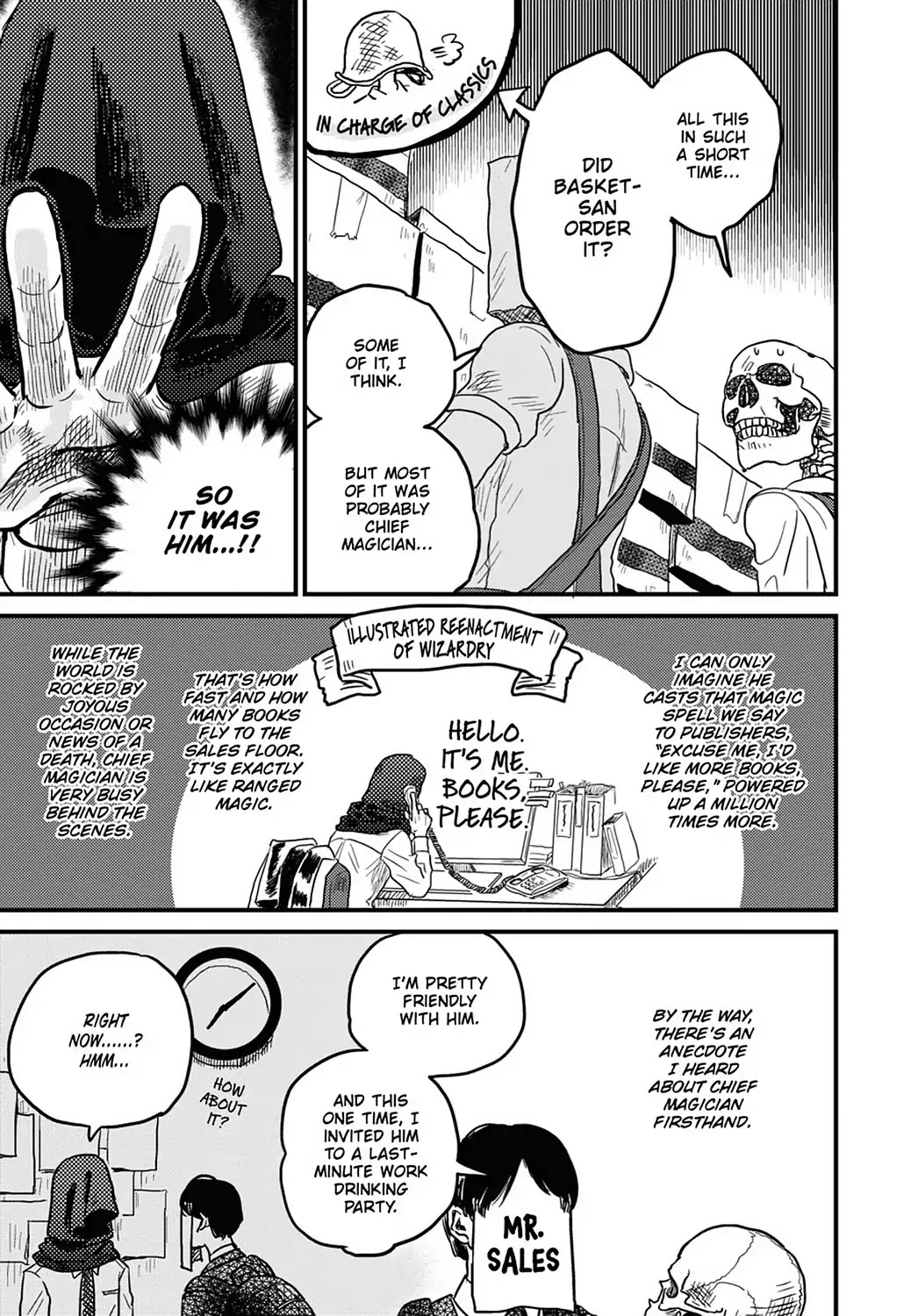Skull-face Bookseller Honda-san Chapter 9 page 7 - Chapter 9: The Possessor of Hidden Power