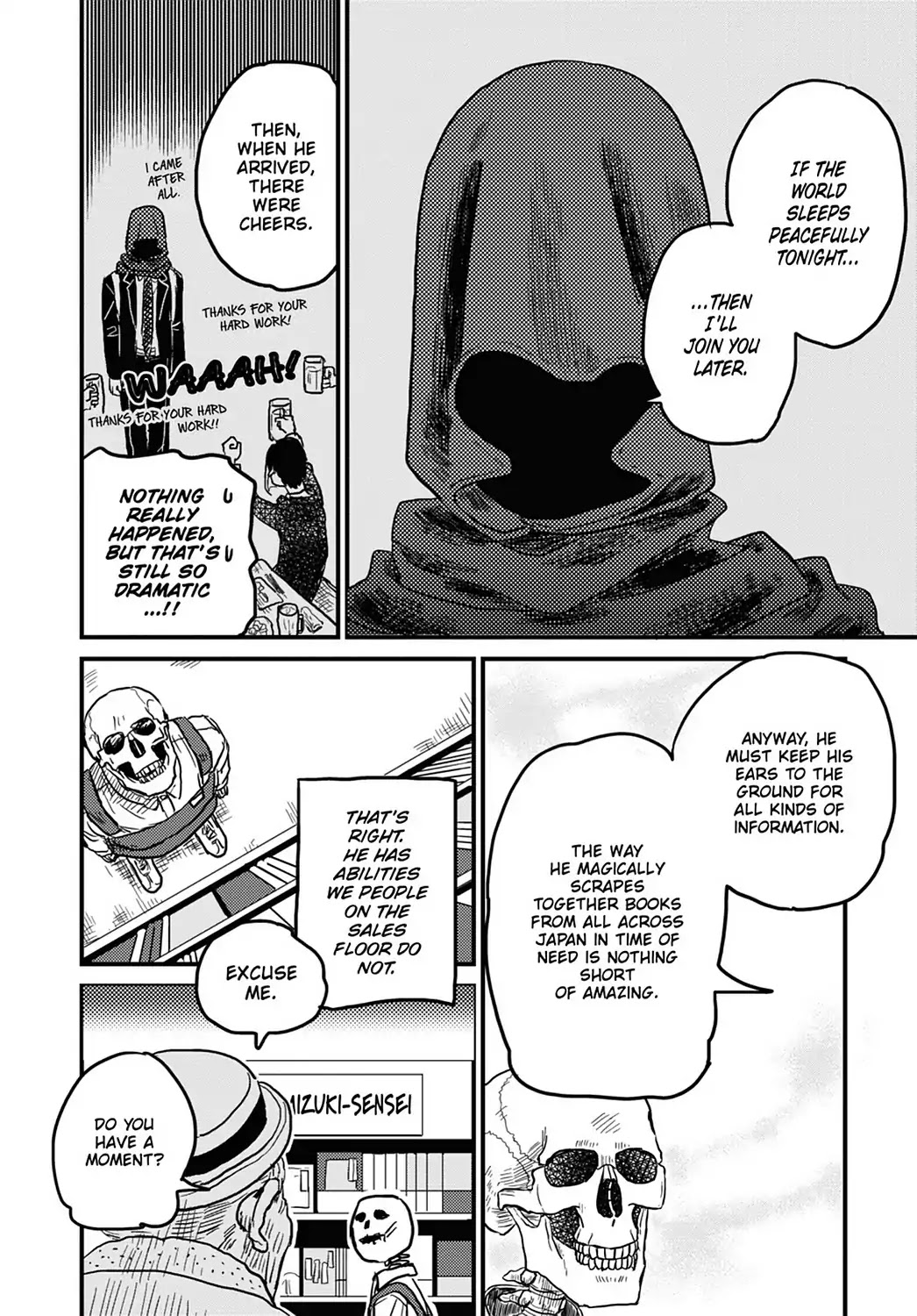 Skull-face Bookseller Honda-san Chapter 9 page 8 - Chapter 9: The Possessor of Hidden Power