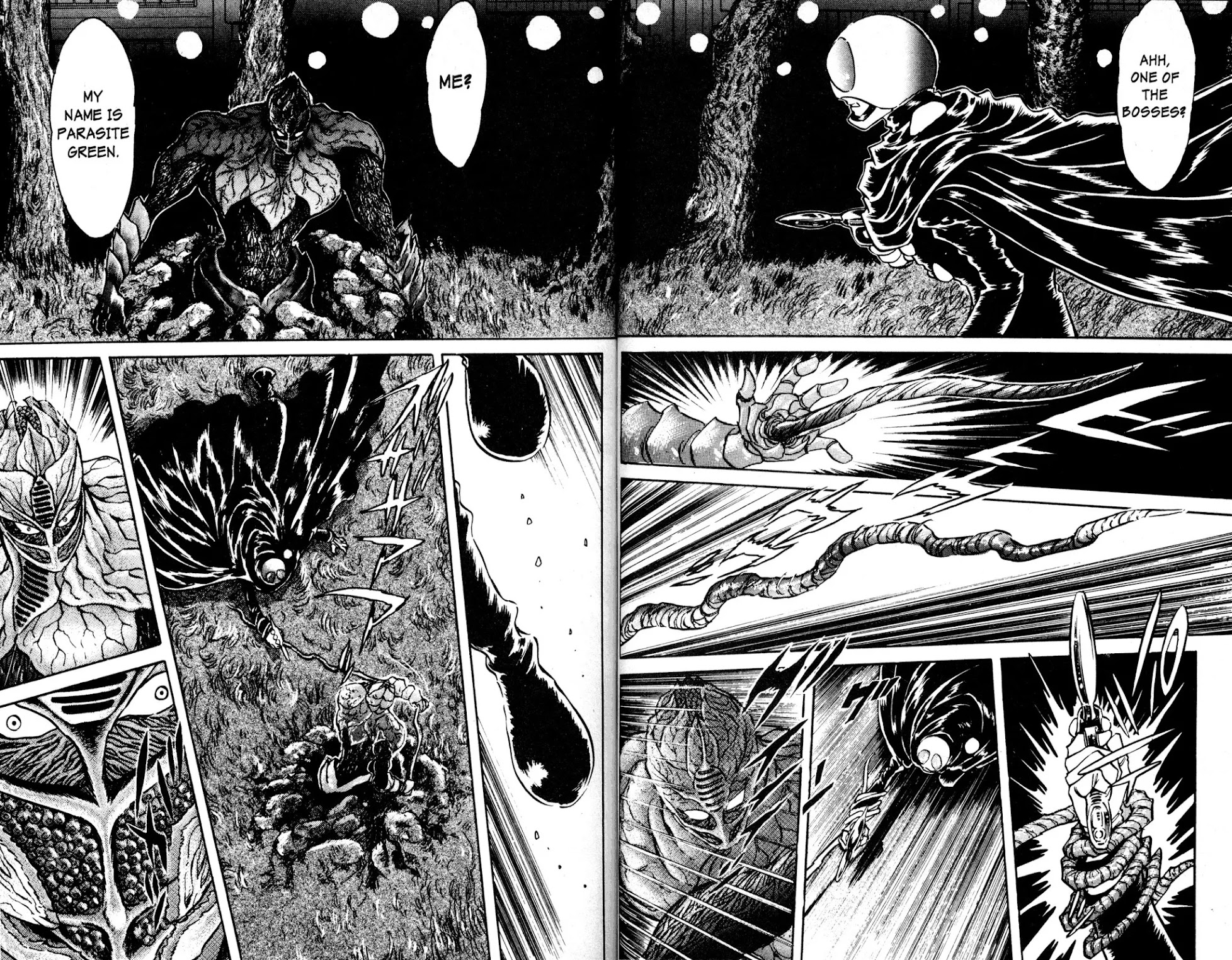 Skull Man (SHIMAMOTO Kazuhiko) Chapter 11 page 6 - Chapter 11: Parasite Green
