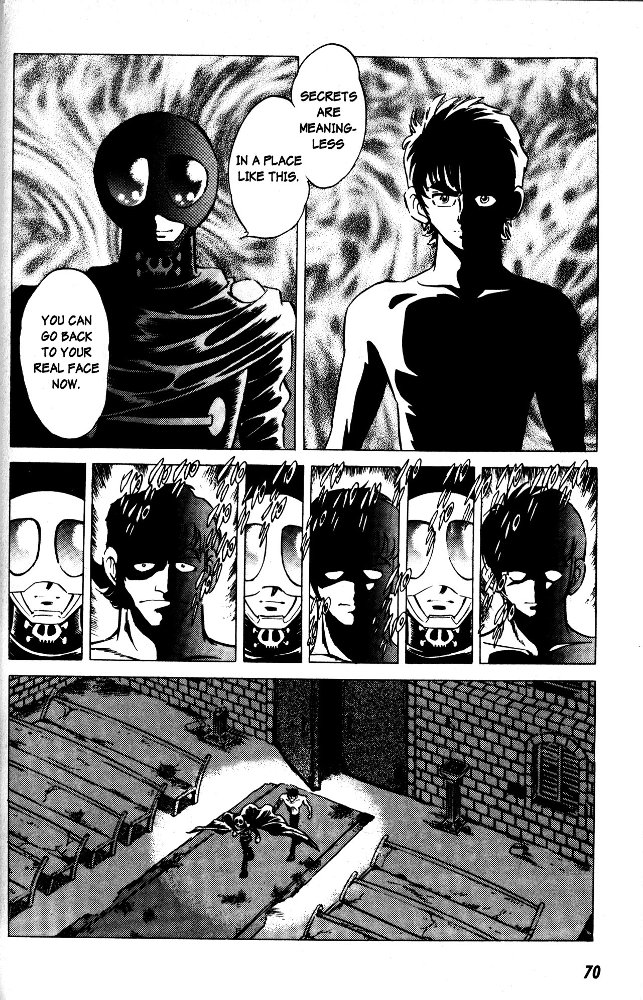 Skull Man (SHIMAMOTO Kazuhiko) Chapter 3 page 7 - Chapter 3: The Bat's Church