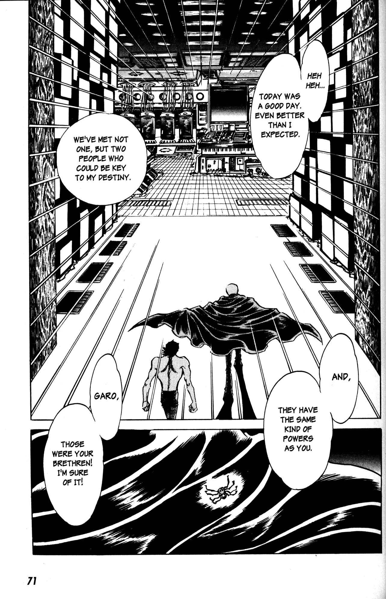 Skull Man (SHIMAMOTO Kazuhiko) Chapter 3 page 8 - Chapter 3: The Bat's Church