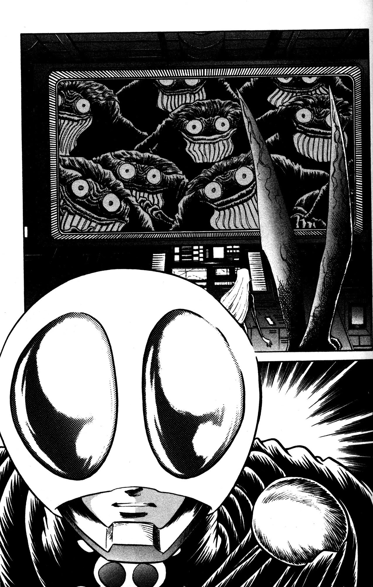 Skull Man (SHIMAMOTO Kazuhiko) Chapter 33 page 34 - Chapter 33: The Queen Wasp VS The Chameleon Man