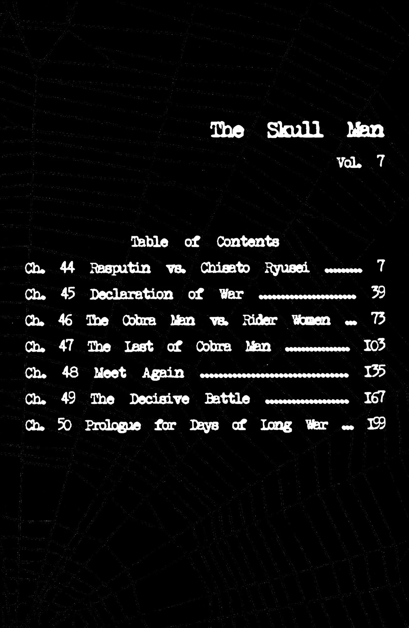 Skull Man (SHIMAMOTO Kazuhiko) Chapter 44 page 3 - Chapter 44: Rasputin VS Ryusei Chisato