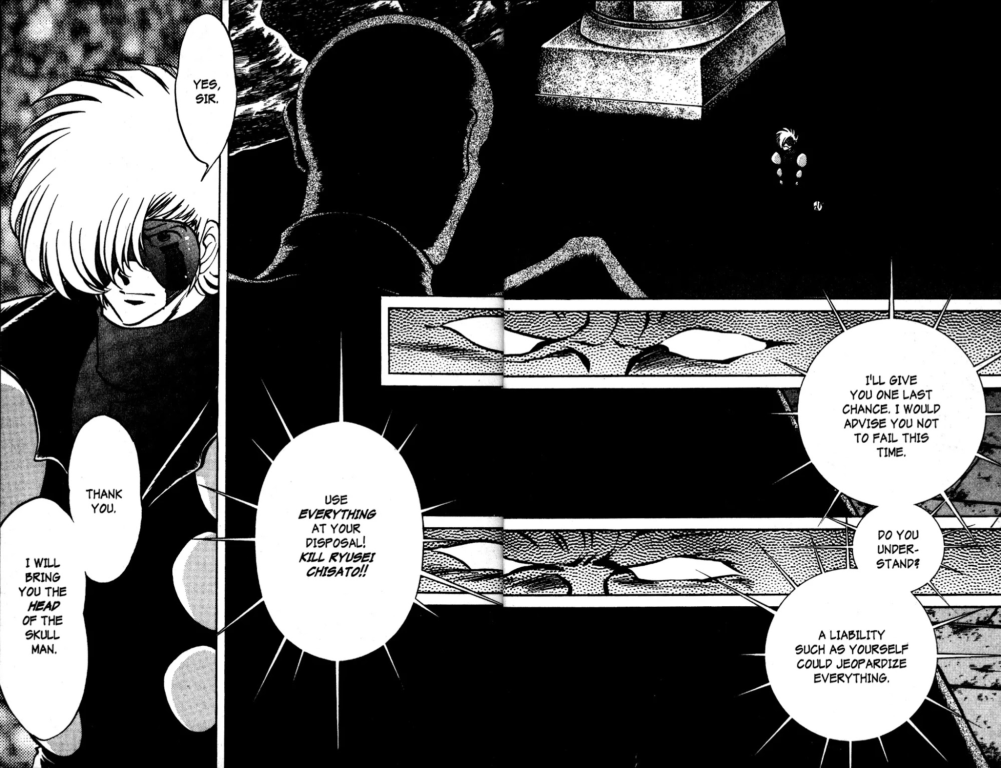 Skull Man (SHIMAMOTO Kazuhiko) Chapter 44 page 8 - Chapter 44: Rasputin VS Ryusei Chisato