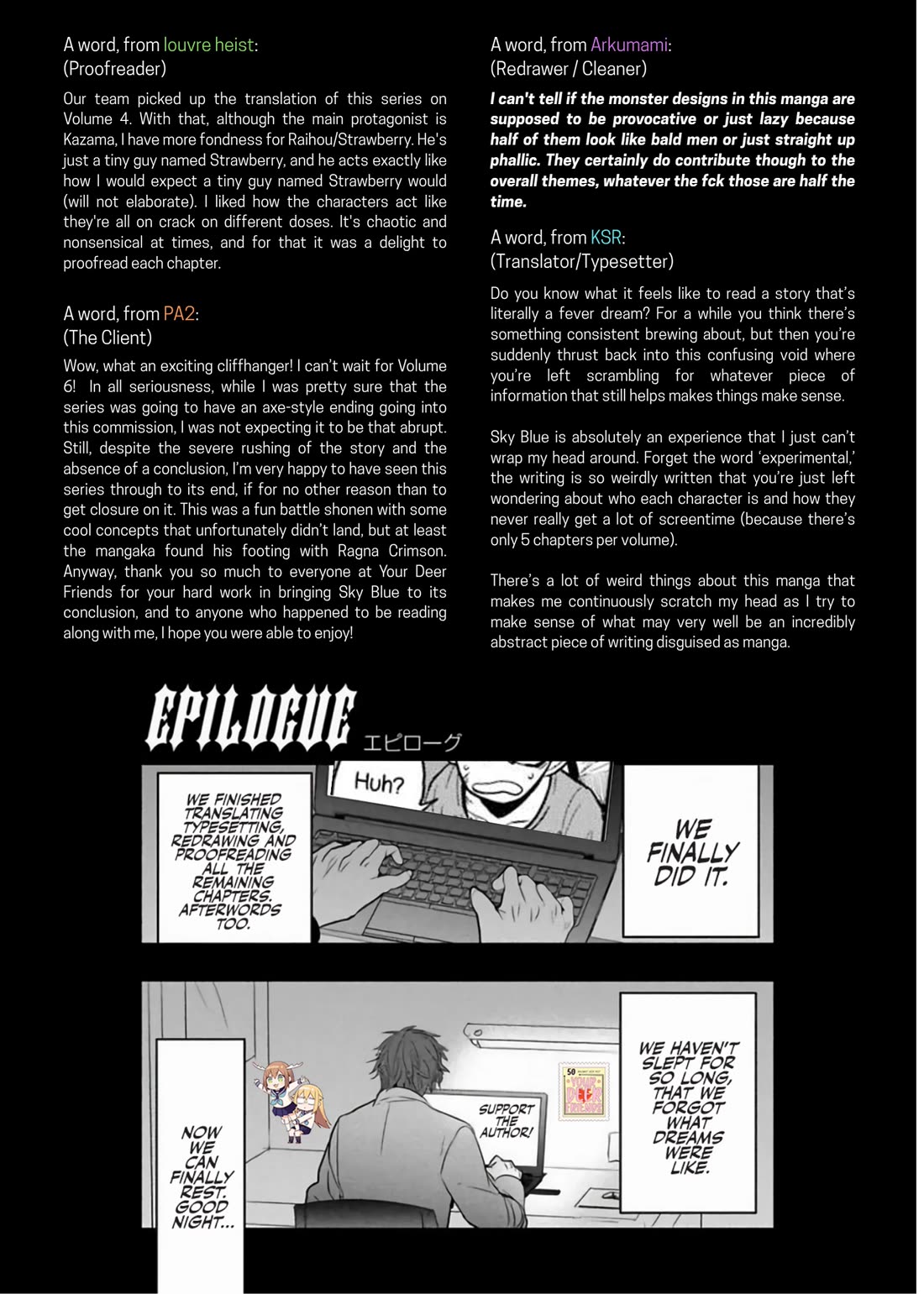 Sky Blue Chapter 22 page 36 - Chapter 22: Sky Blue [END]