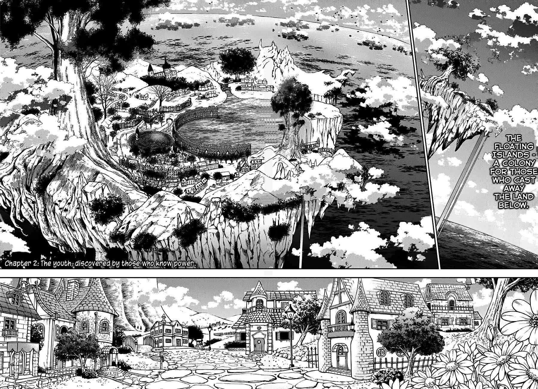 Skyward Saga of Kain Chapter 2 page 2 - Chapter 2: The Youth,Discovered By Those Who Know Power.