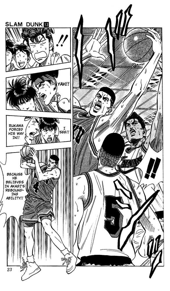 Slam Dunk Chapter 108 page 21 - Chapter 108 : the rebound machine