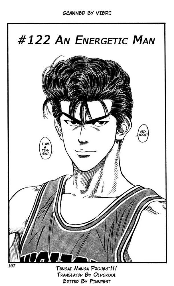Slam Dunk Chapter 122 page 1 - Chapter 122 : A Man Full of Energy