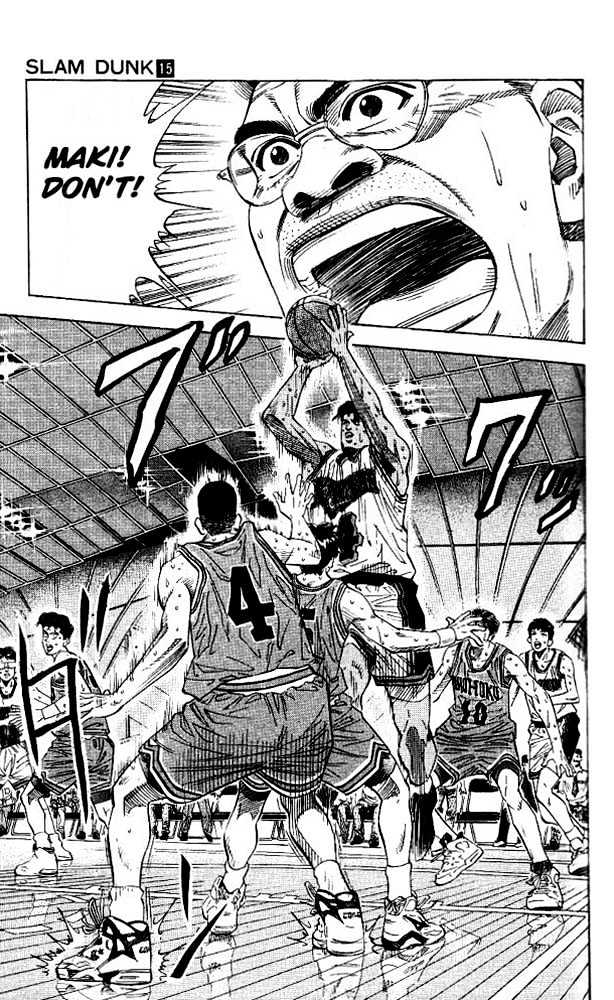 Slam Dunk Chapter 127 page 8 - Chapter 127 : Defeat Maki