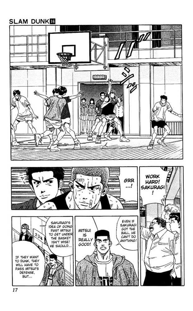 Slam Dunk Chapter 135 page 15 - Chapter 135 : Center Mitsui