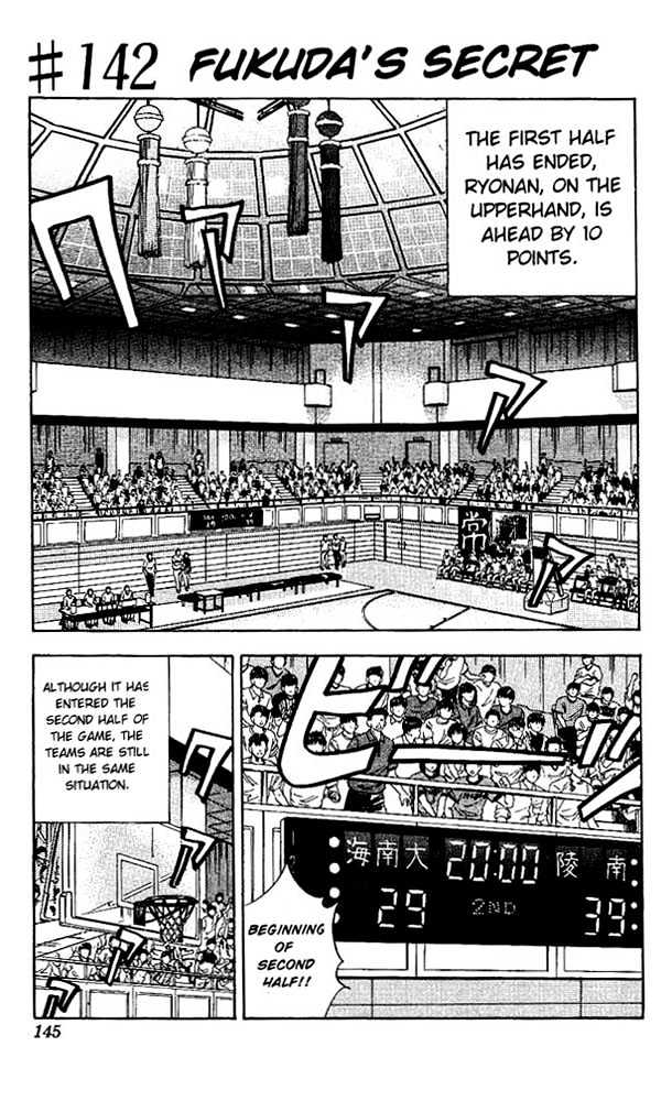 Slam Dunk Chapter 142 page 1 - Chapter 142 : Fukuda's Secret