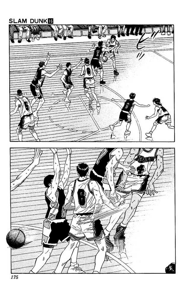 Slam Dunk Chapter 143 page 11 - Chapter 143 : Kainan's Tidal Rage