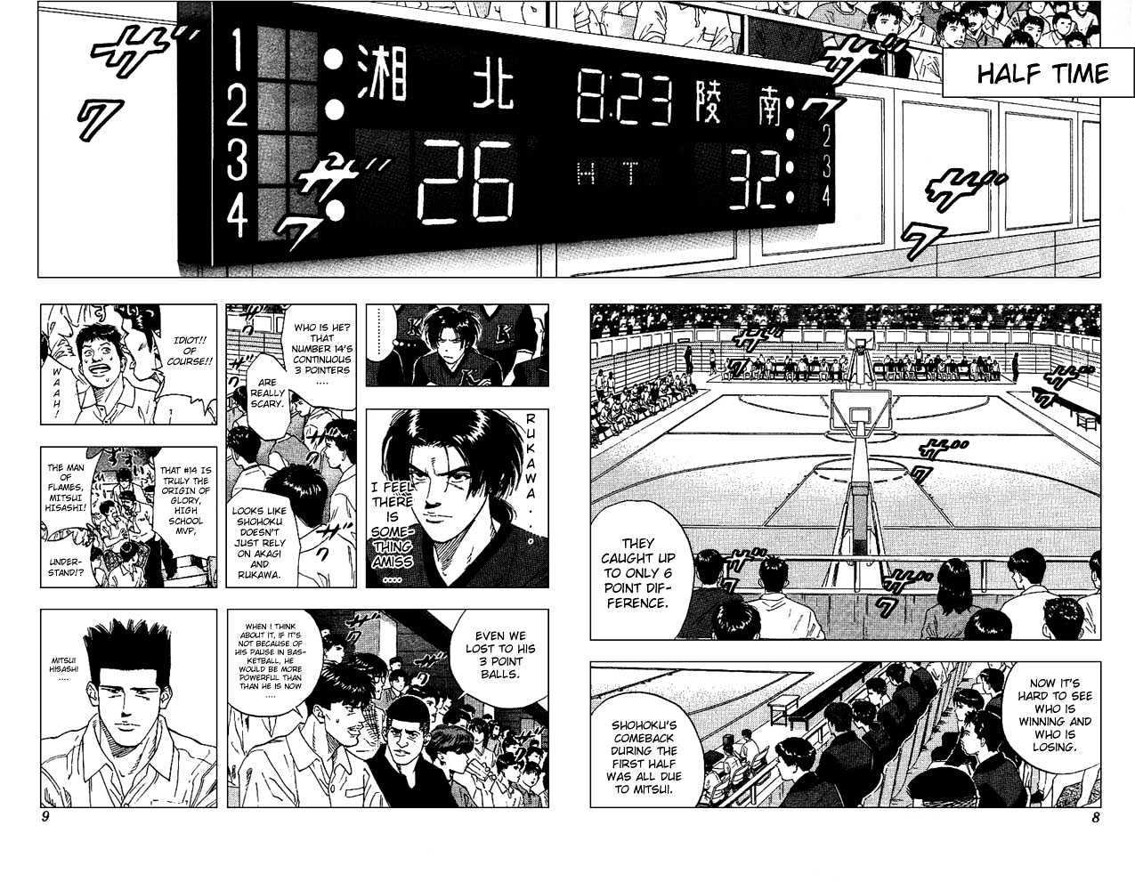 Slam Dunk Chapter 162 page 6 - Chapter 162 : 2nd Half