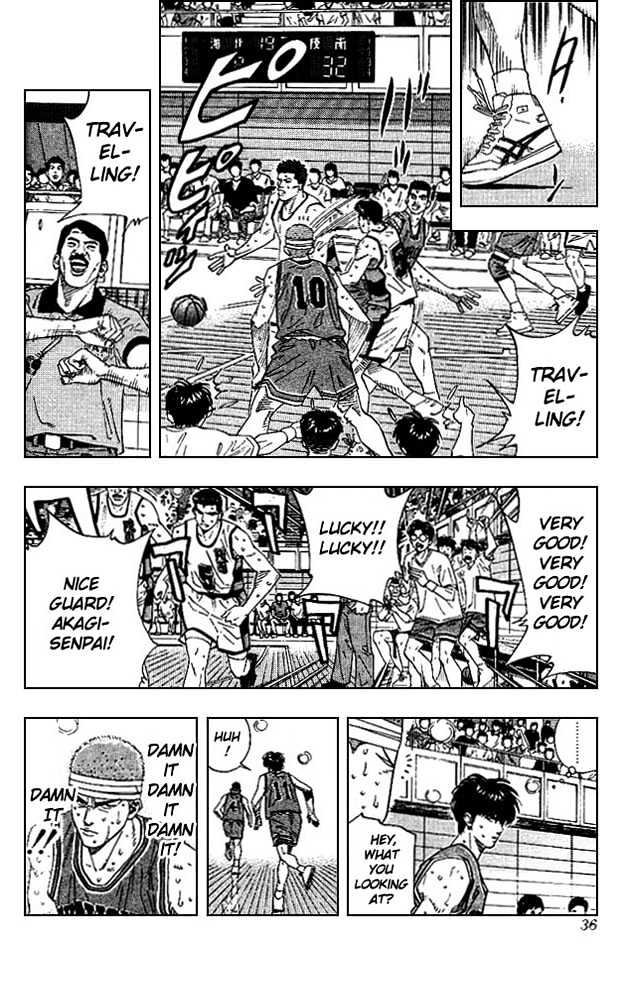 Slam Dunk Chapter 163 page 9 - Chapter 163 : The Disappointing First Half
