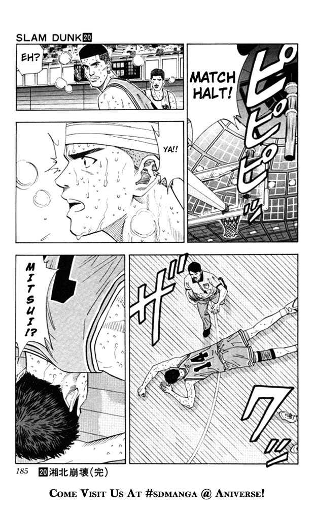 Slam Dunk Chapter 179 page 18 - Chapter 179 : Shohoku's on Collapse