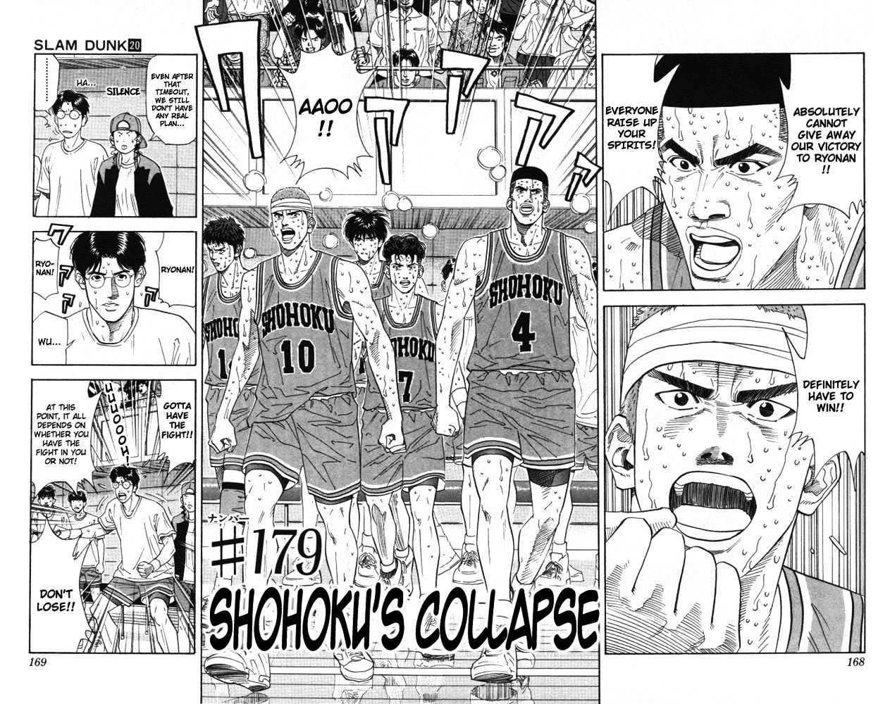 Slam Dunk Chapter 179 page 2 - Chapter 179 : Shohoku's on Collapse