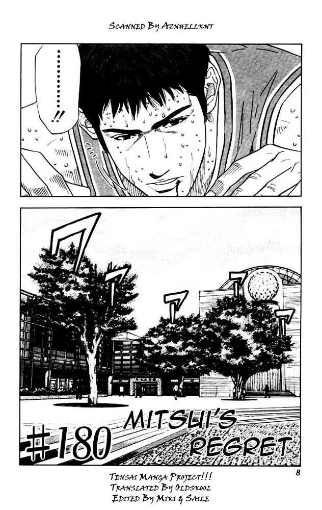 Slam Dunk Chapter 180 page 6 - Chapter 180 : Mitsui's Regret