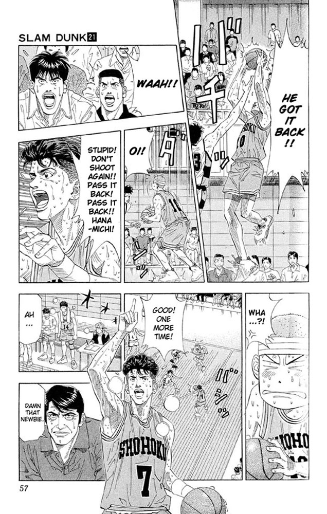 Slam Dunk Chapter 182 page 11 - Chapter 182 v2 : Newbie Sakuragi (2)