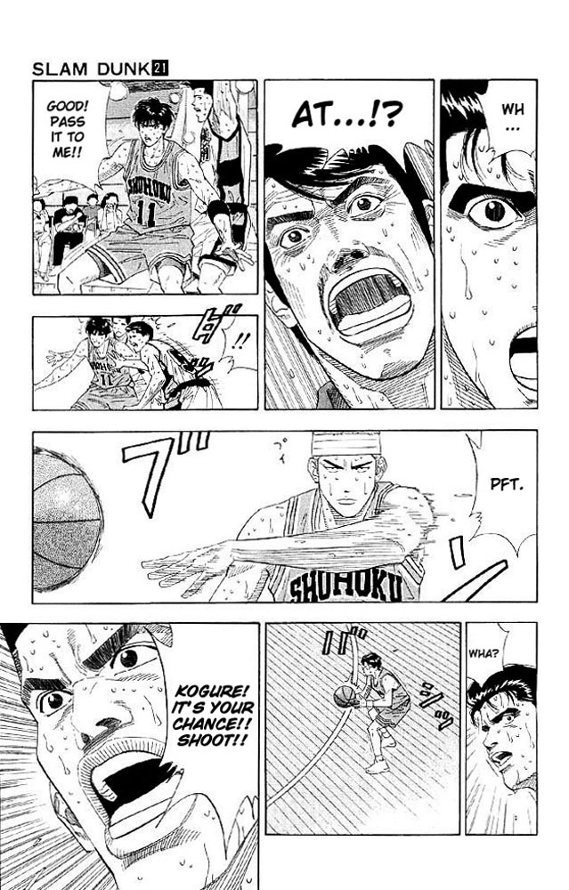 Slam Dunk Chapter 182 page 17 - Chapter 182 v2 : Newbie Sakuragi (2)