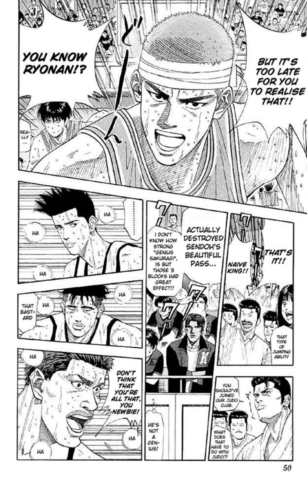 Slam Dunk Chapter 182 page 4 - Chapter 182 v2 : Newbie Sakuragi (2)