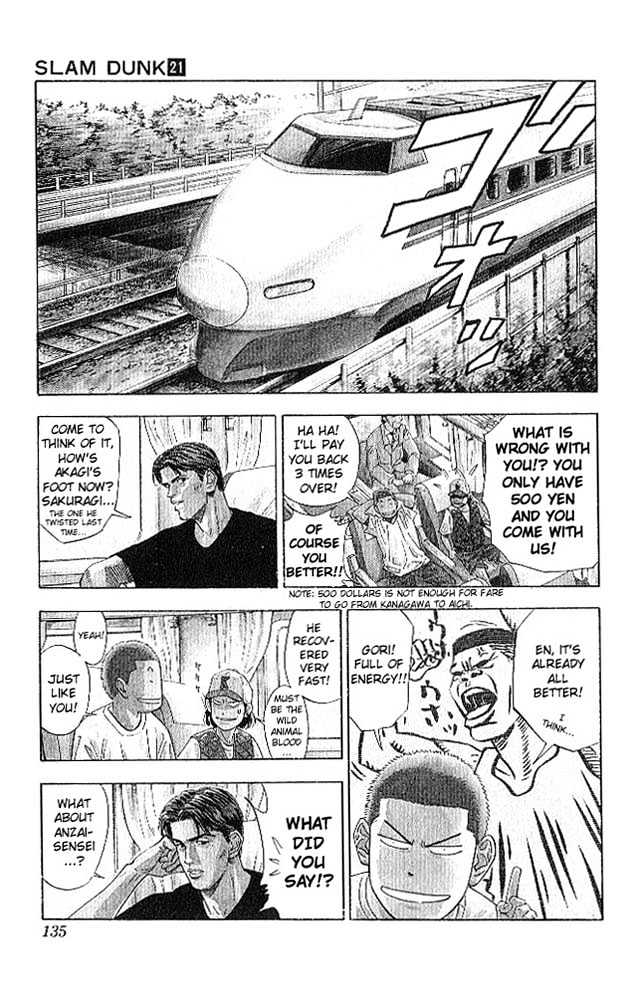 Slam Dunk Chapter 186 page 9 - Chapter 186 : Aichi's star