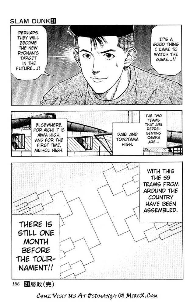 Slam Dunk Chapter 188 page 19 - Chapter 188 : Hikoichi, Returns to Osaka