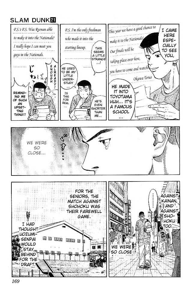 Slam Dunk Chapter 188 page 3 - Chapter 188 : Hikoichi, Returns to Osaka