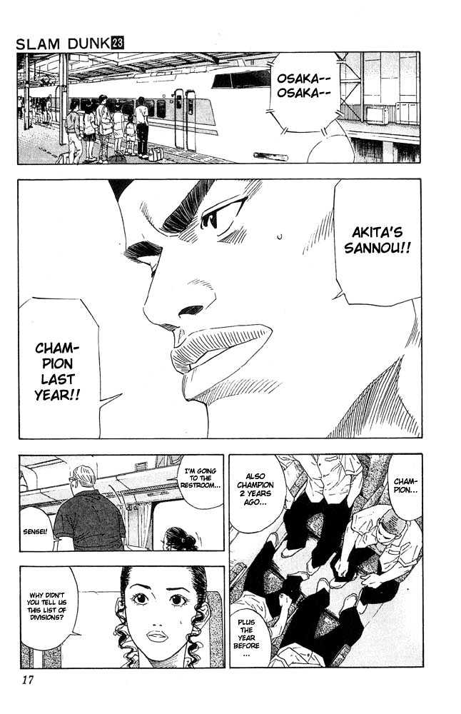 Slam Dunk Chapter 198 page 15 - Chapter 198 : Shinkansen