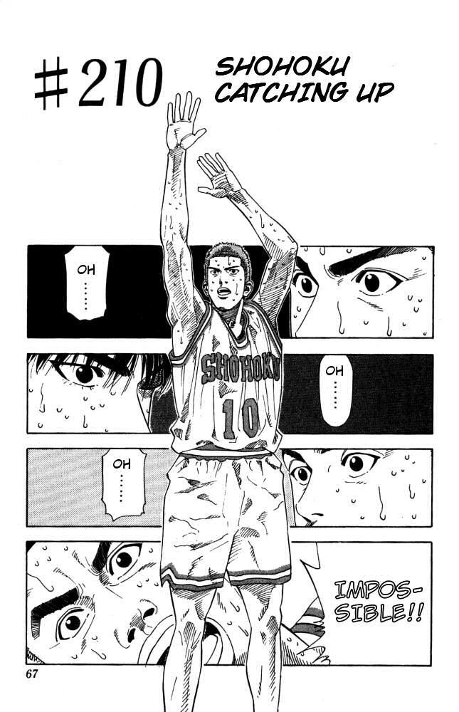 Slam Dunk Chapter 210.2 page 1 - Chapter 210 v2 : Shohoku Catching Up
