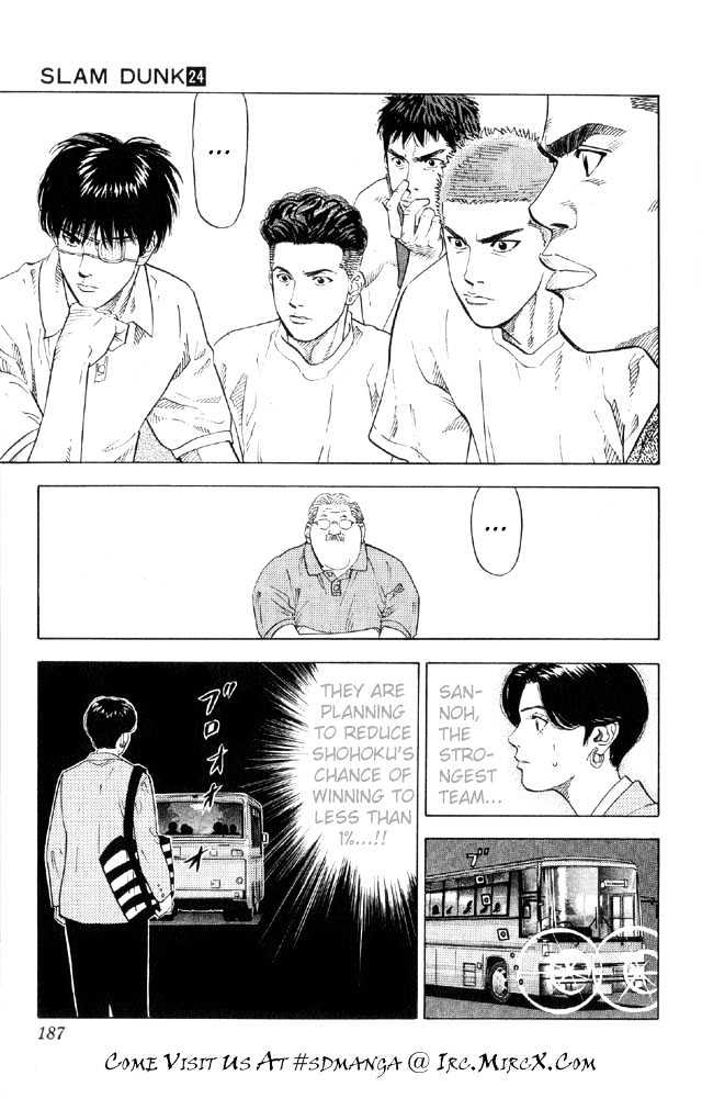 Slam Dunk Chapter 215 page 18 - Chapter 215 : Sannoh