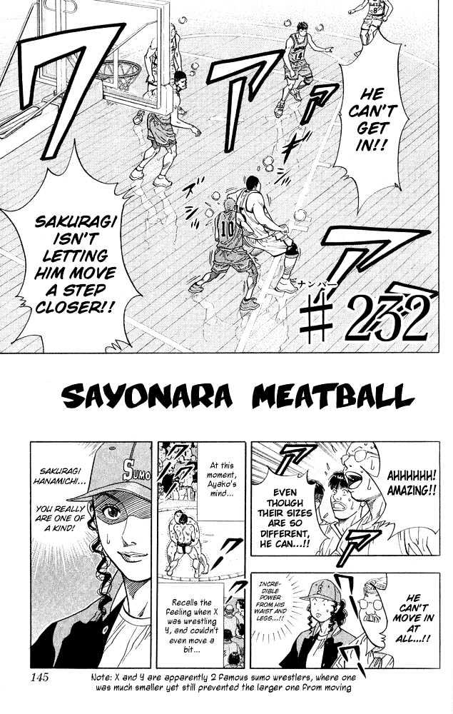 Slam Dunk Chapter 232 page 1 - Chapter 232 : Sayonara Meatball