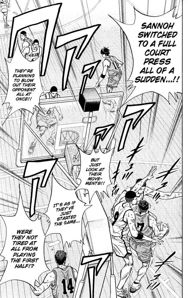 Slam Dunk Chapter 234 page 10 - Chapter 234 : Shohoku in Trouble