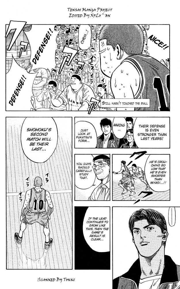 Slam Dunk Chapter 234 page 21 - Chapter 234 : Shohoku in Trouble