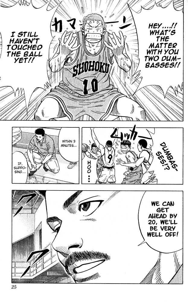 Slam Dunk Chapter 234 page 22 - Chapter 234 : Shohoku in Trouble