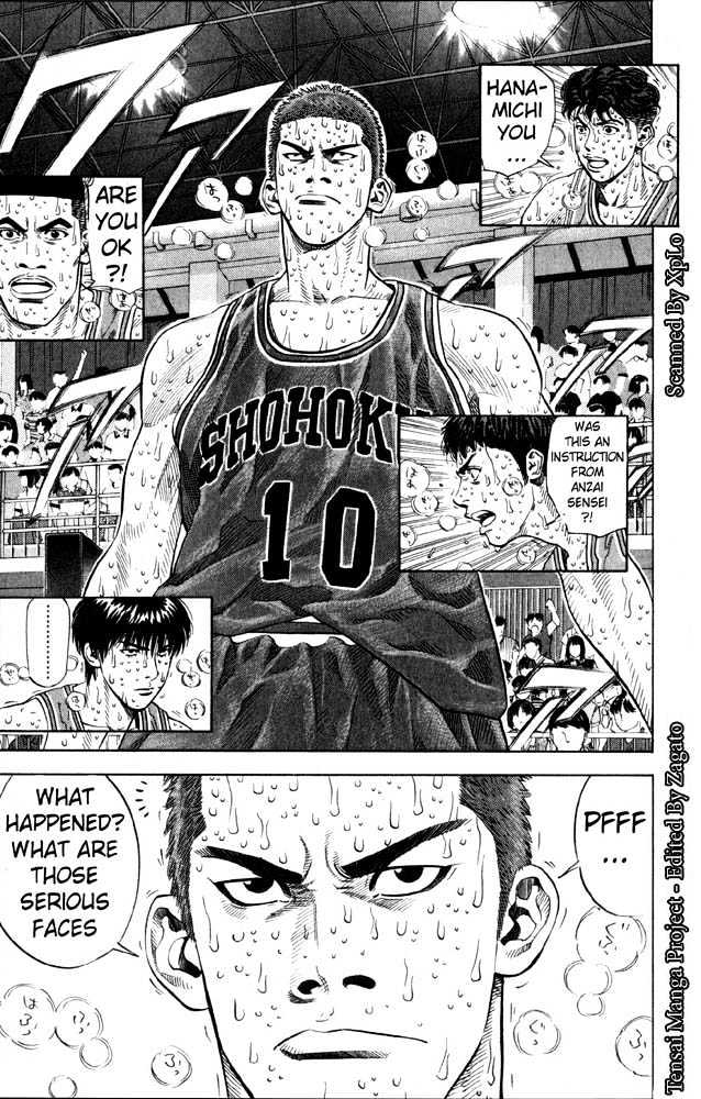 Slam Dunk Chapter 271 page 1 - Chapter 271 : Decisive Moment Shohoku